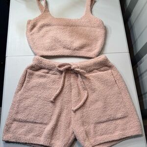Women's Cozy Pink Pajama Set